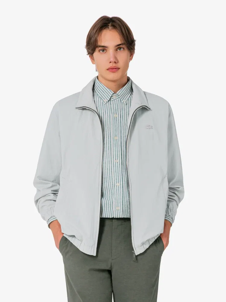 Ветровка с высоким воротником LACOSTE, Silver