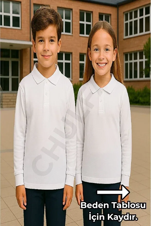 Детские свитшот для девочек с длинным рукавом Chulfa, White
