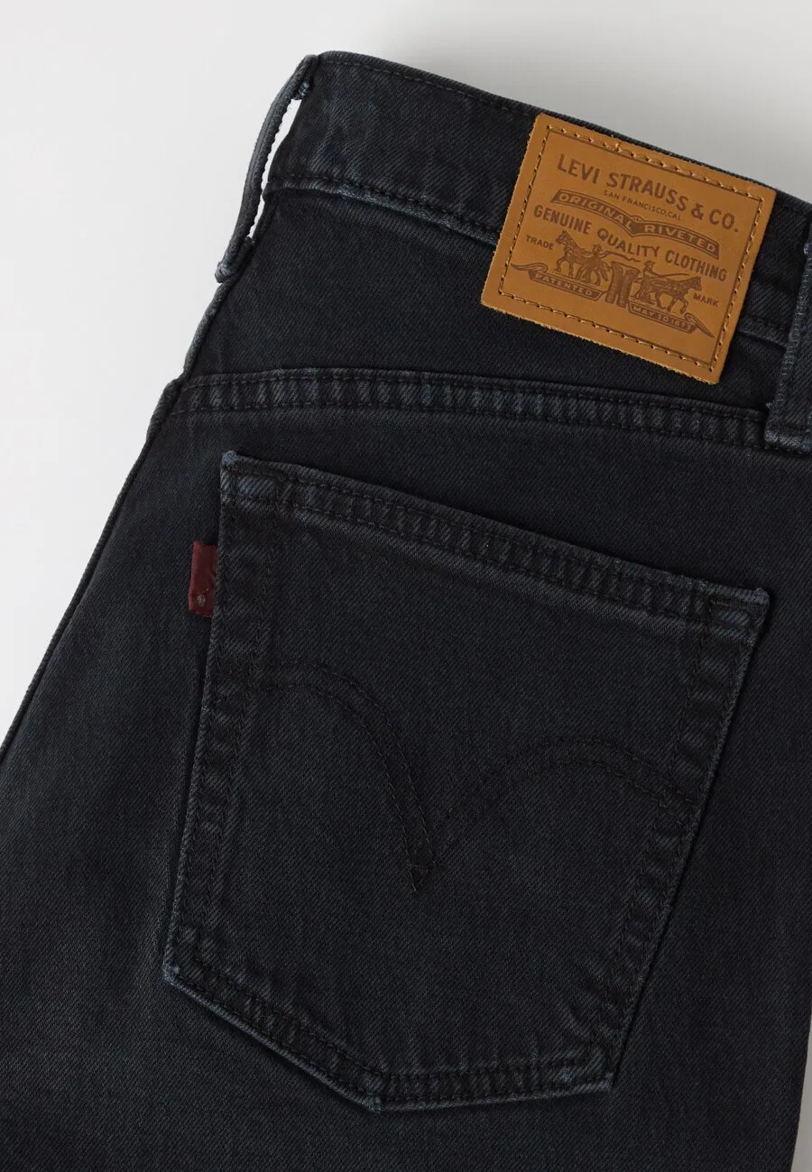 Джинсы-клеш LEVI'S 'Ribcage Flare' из черного денима — фото 4