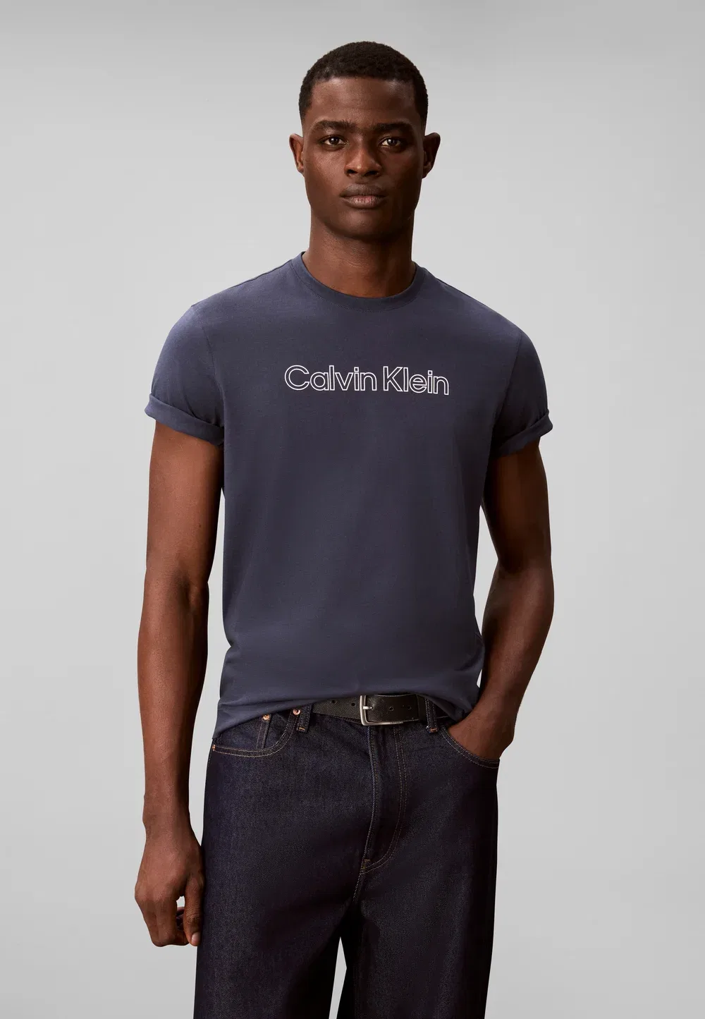 Футболка унисекс с графическим логотипом Calvin Klein, Blue Nights