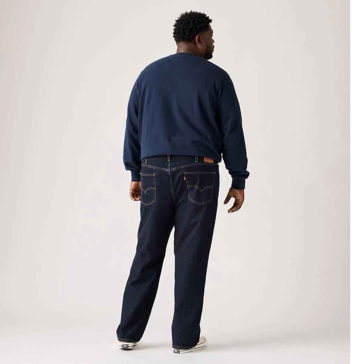 свободных прямых мужских джинсов 559 (большие размеры) Levi's, New Found Rinse - Dark Wash — фото 3