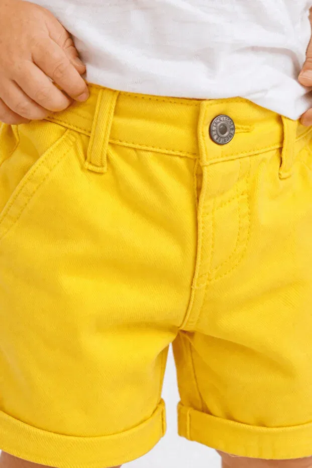 Детские шорты для мальчиков хлопковые Onymino, Yellow — фото 4