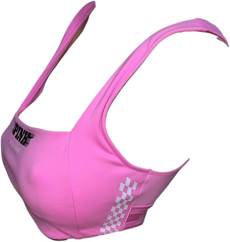 

Бюстгальтер Victoria's Secret Pink Ultimate Sport Squareneck, цвет розовый, гоночный, новый, Pink Racing
