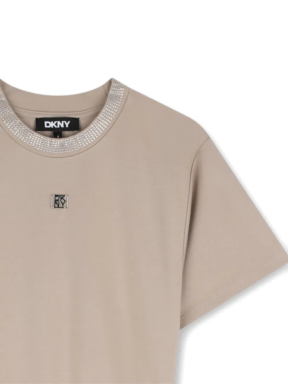 Платье повседневное DKNY Kids, бежевый — фото 3