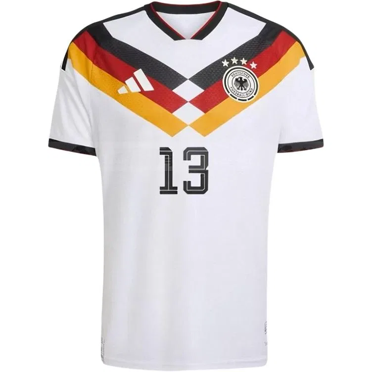 Детская футболка с принтом DE National Team Soccer Jersey Player Edition Adidas, White