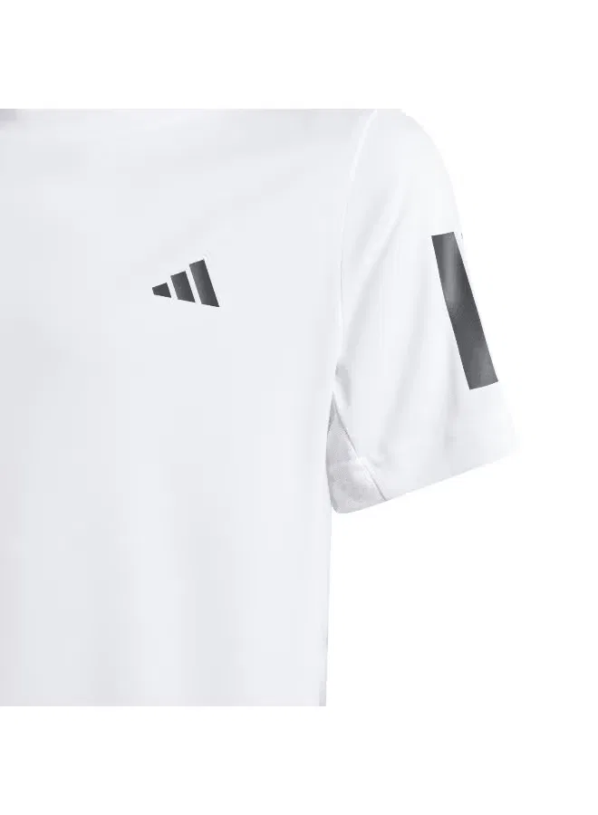 Футболка с технологией FreeLift Boys Club Tennis Climacool 3-Stripes Adidas, белый — фото 4