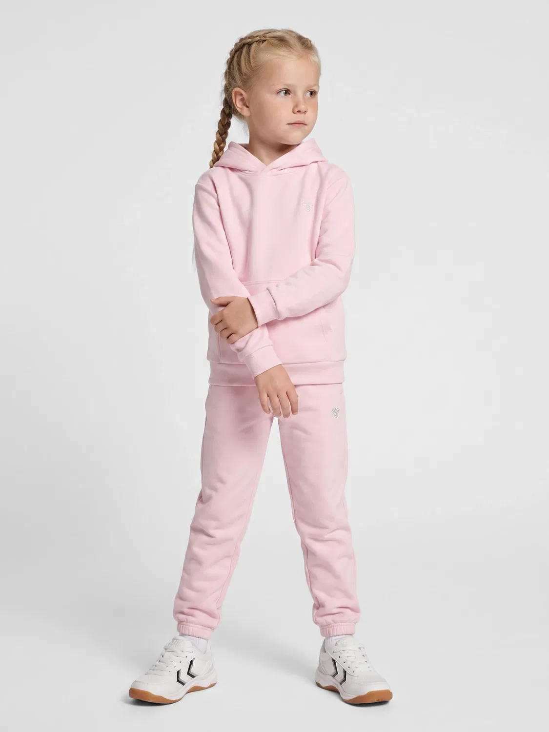 Худи детский свободное Hummel Hmljr, светло-лиловый — фото 2