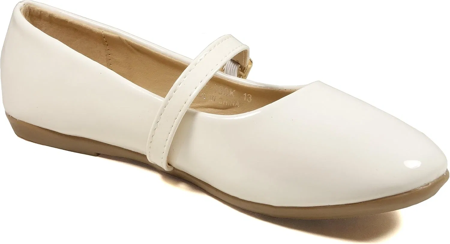 Детские туфли-балетки для девочек с бантом Nova Utopia Nova Footwear, White — фото 3