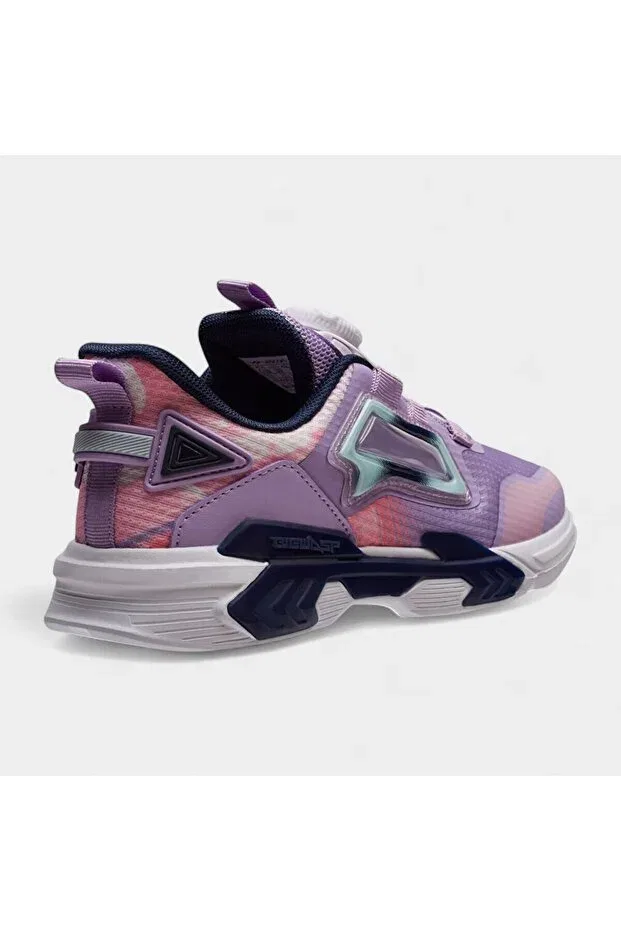 Детские спортивные кроссовки для девочек с принтом Maximus 2 Lescon, Lilac — фото 3