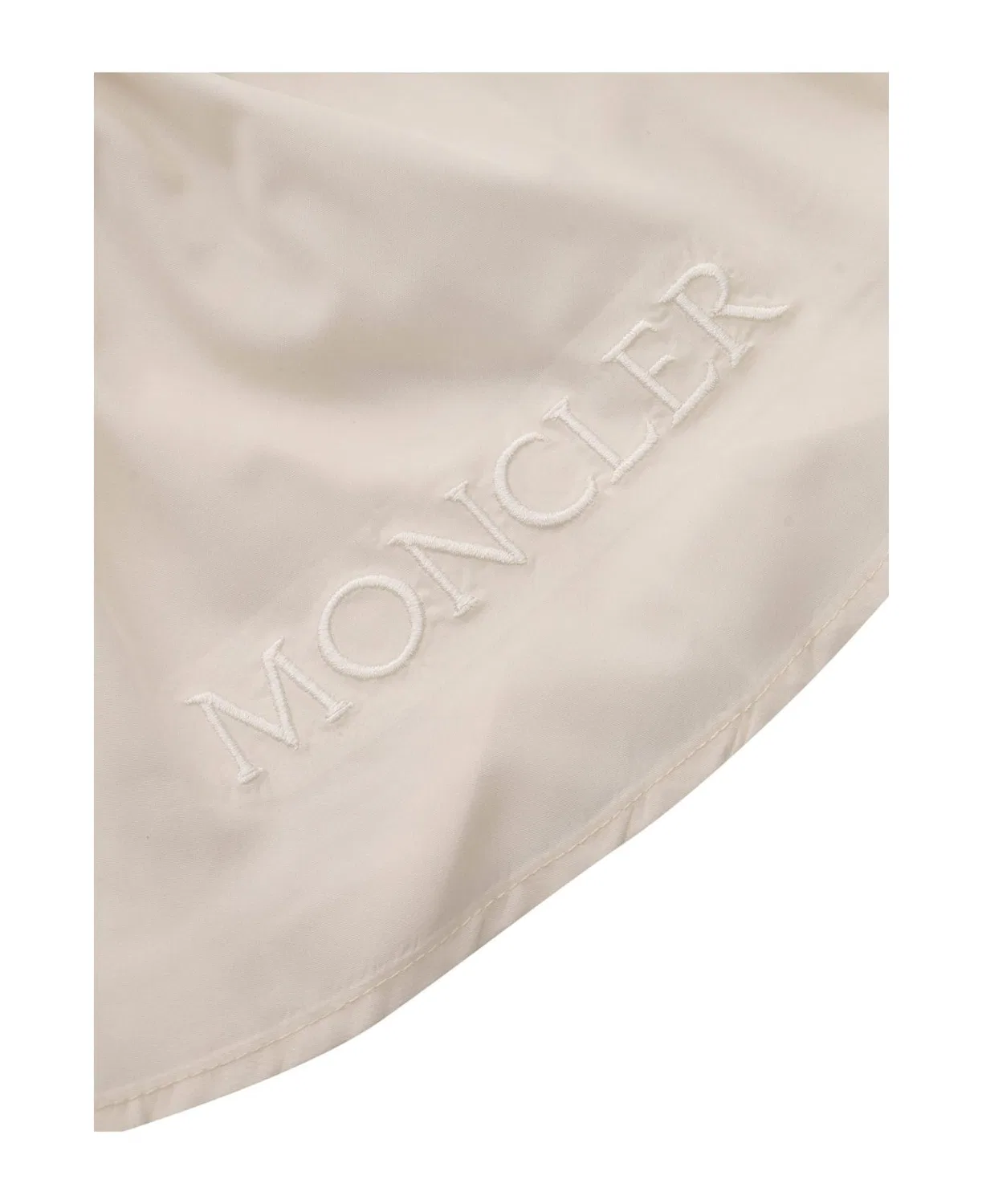 Топ без рукавов с баской Moncler Girls Cotton-Blend Peplum Top, Cream — фото 3