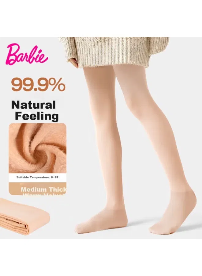 Детские колготки с эффектом голых ног Barbie, телесный