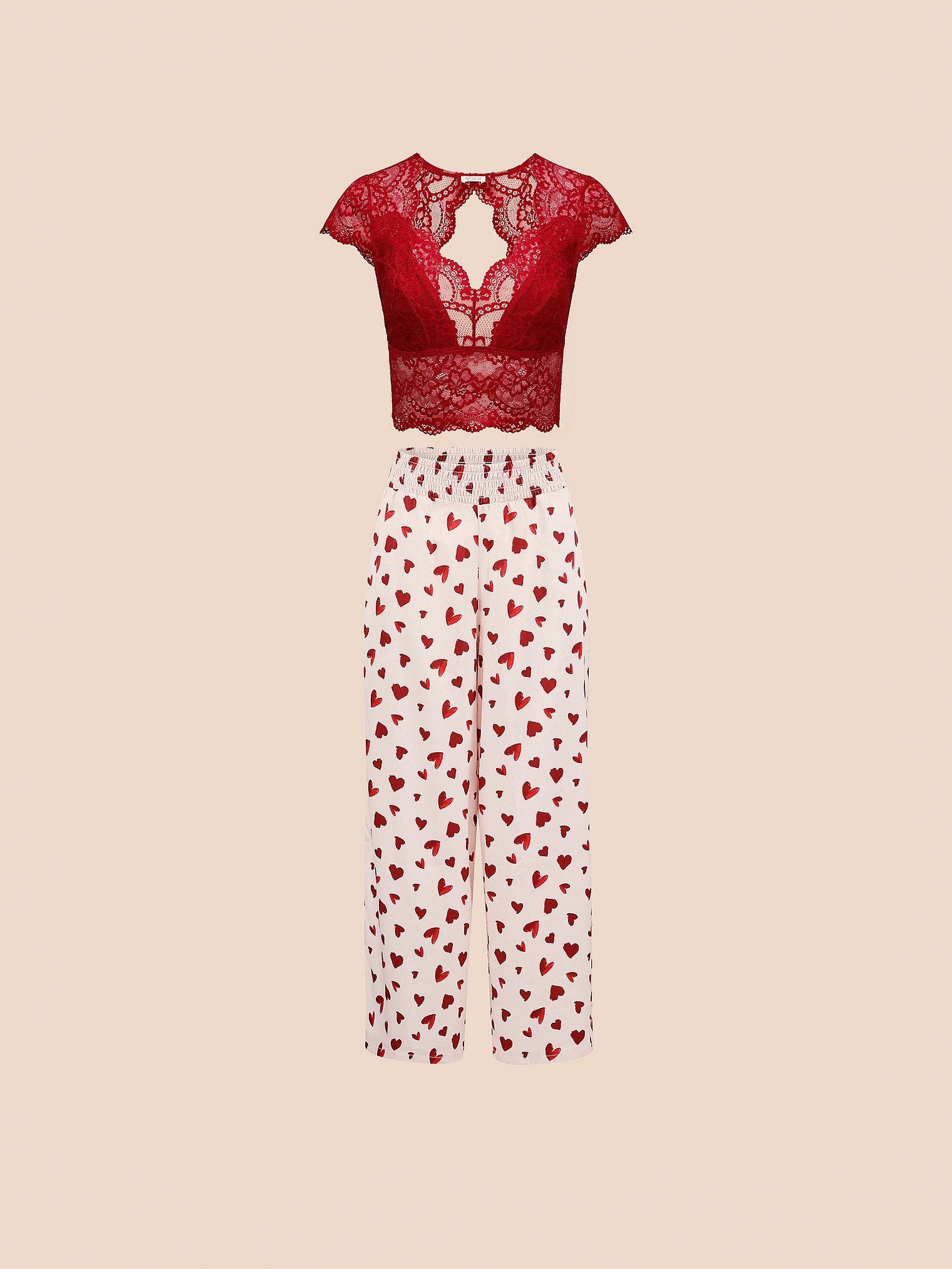 

Пижама Victoria's Secret Finola Lounge, красный/розовый