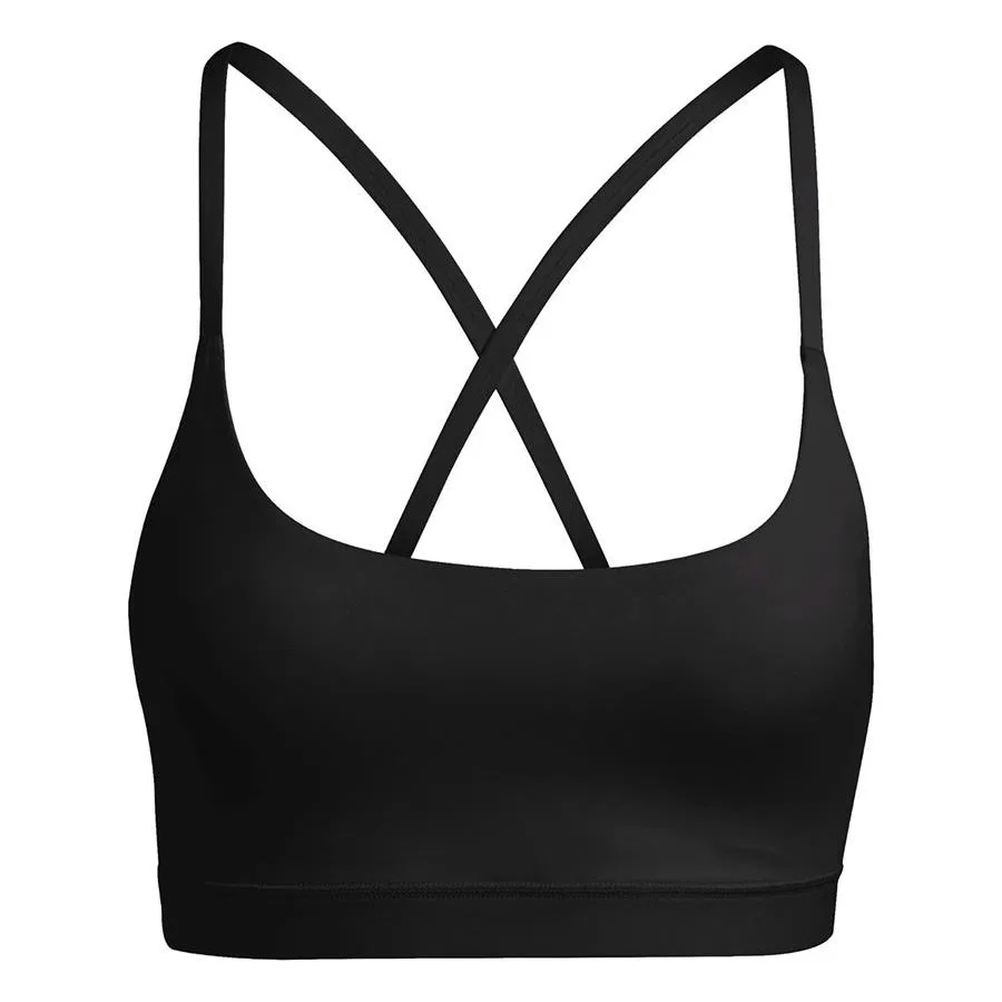 Женский спортивный бюстгальтер ALL ME LS adidas, Черный — фото 2
