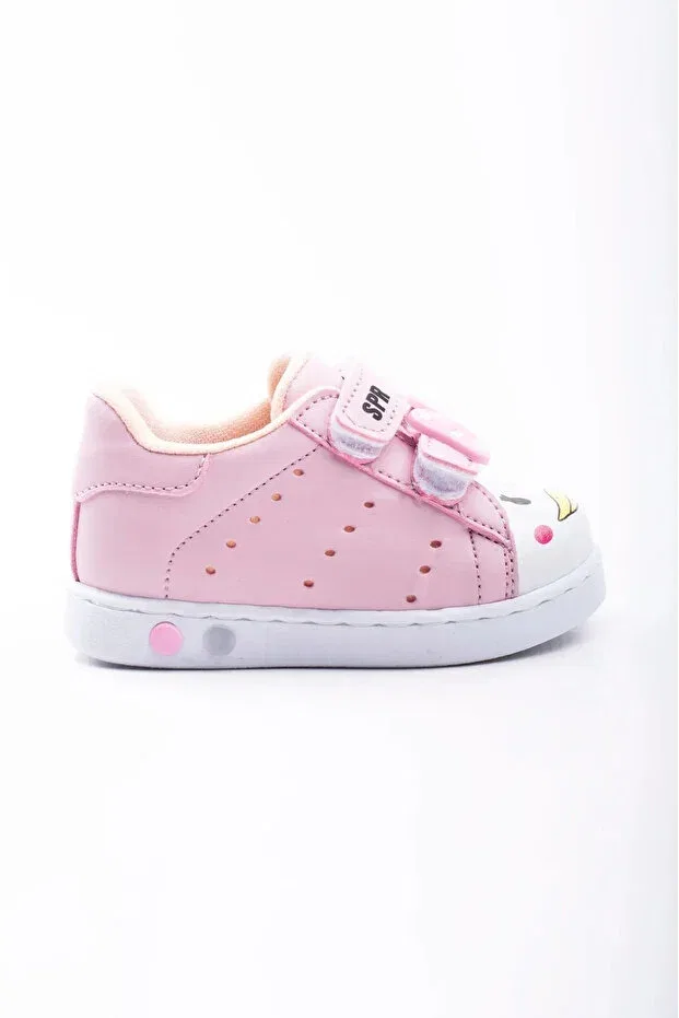 Детские ортопедические туфли для девочек с подсветкой Burak Alday Shoes, Pink