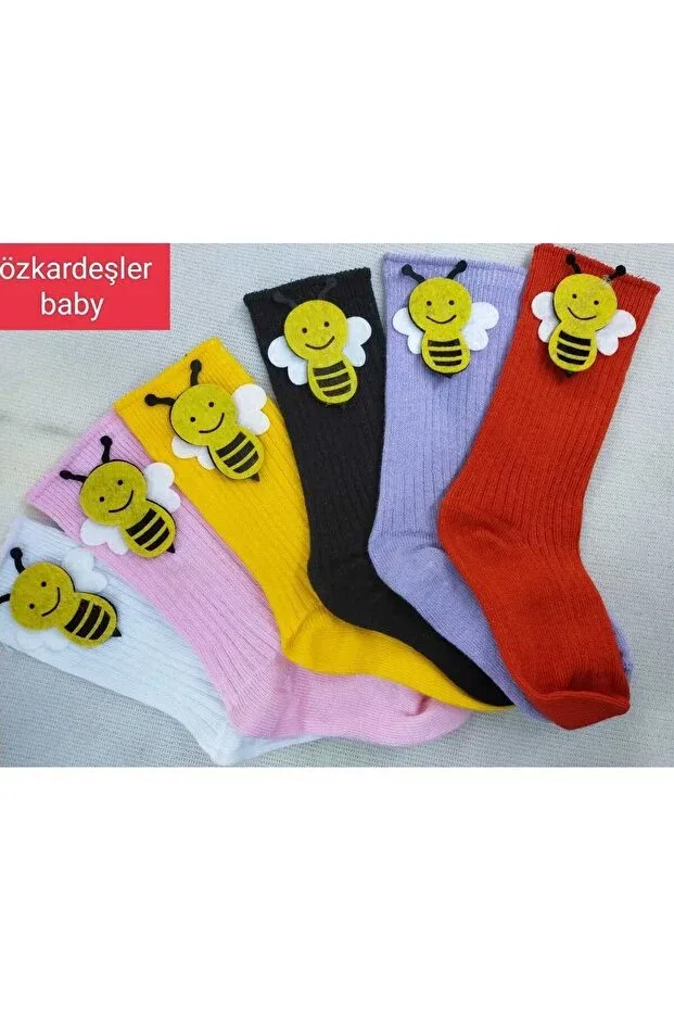Детский комплект носков с принтом Özkardeşler Baby, Multicolored