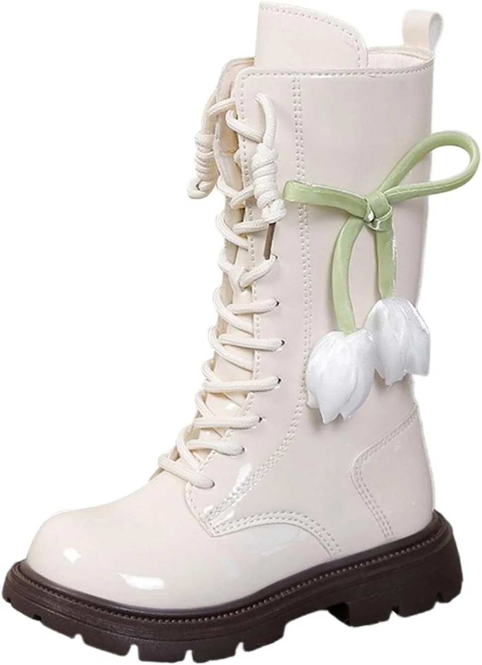 Детские ботинки для девочек с бантом, модель Fashion Bow, бренд, White