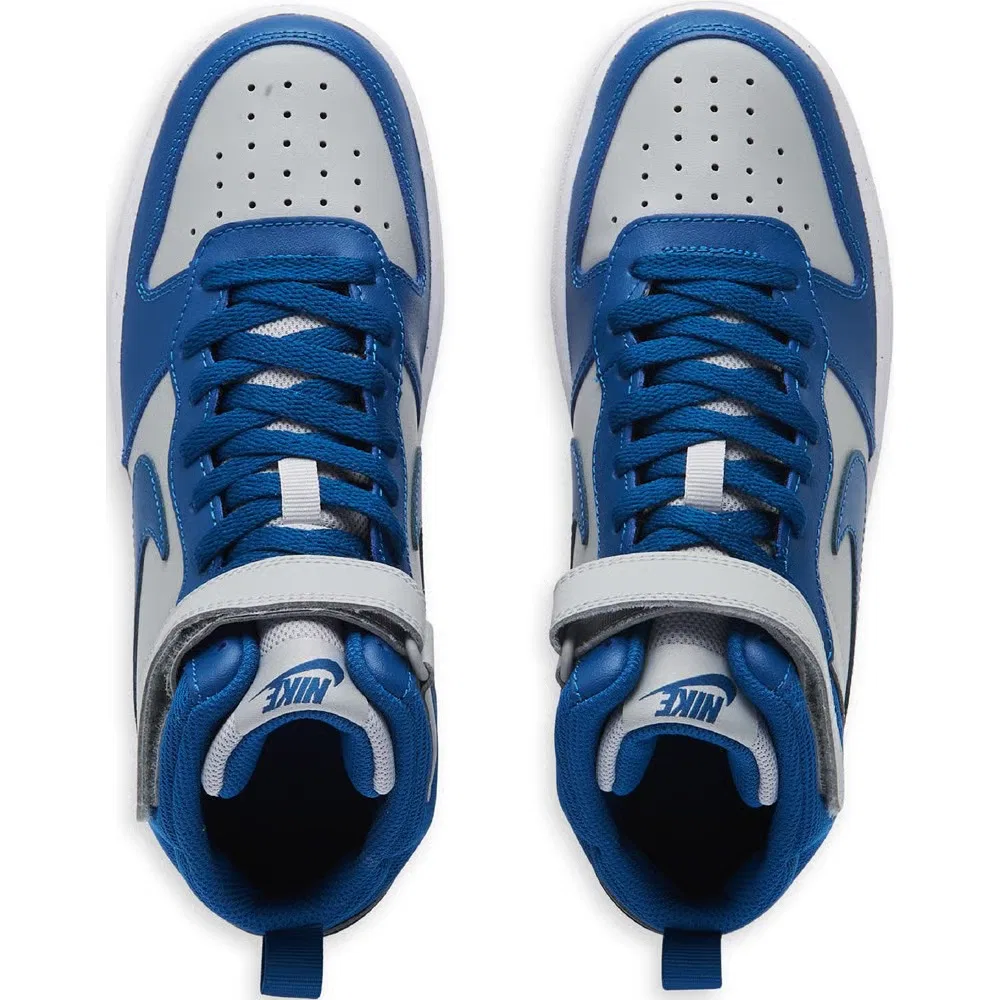 Детские кроссовки Kids' Court Borough средней высоты Nike, Grey/Blue — фото 4