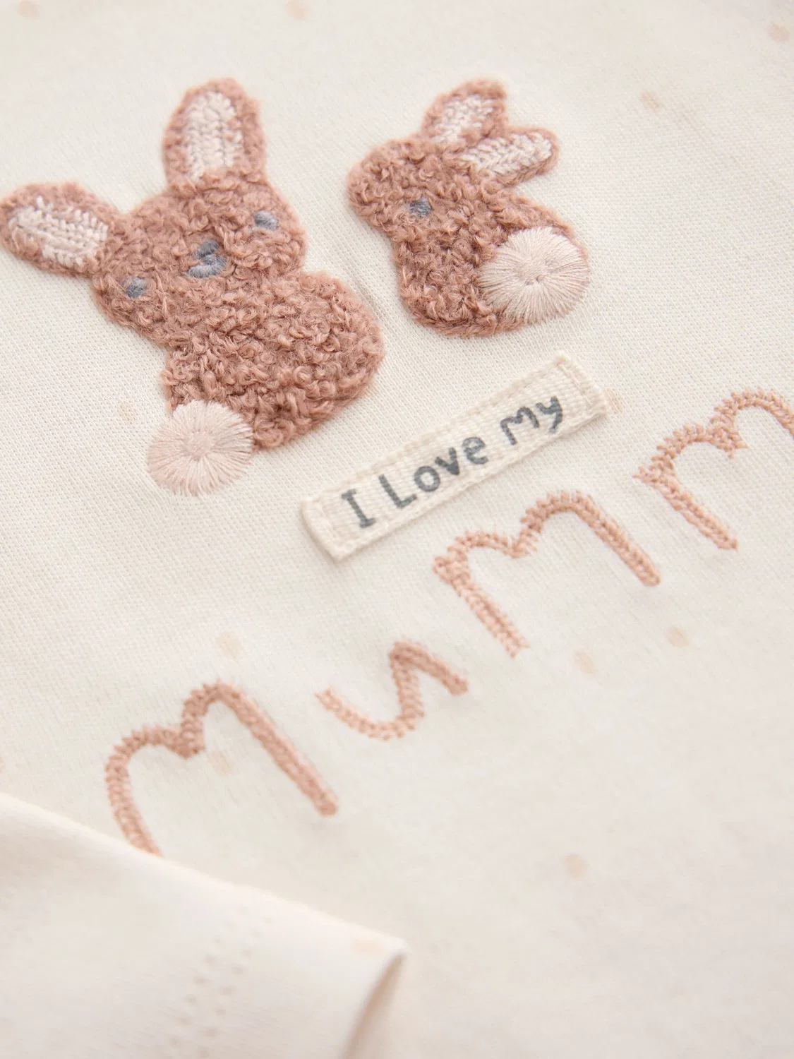 Нейтральное детское боди с длинными рукавами I Love My Mummy Next, Neutral I Love My Mummy — фото 4