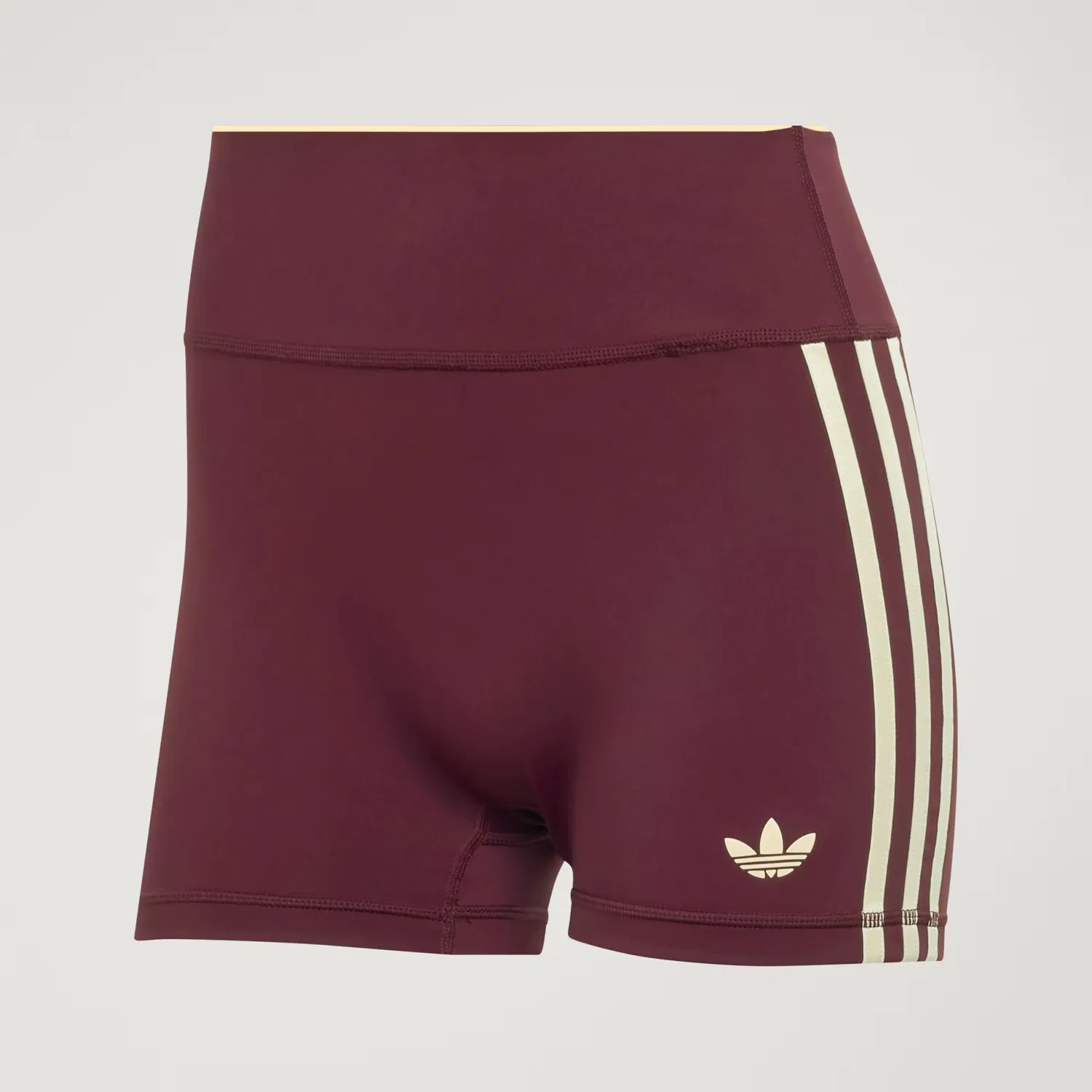 Женские короткие леггинсы с технологией CLIMACOOL Sport Superstar Adidas Originals, бордовый — фото 4