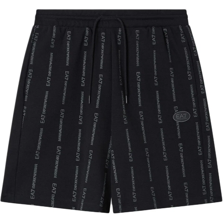 Мужские шорты с принтом Emporio Armani, Black