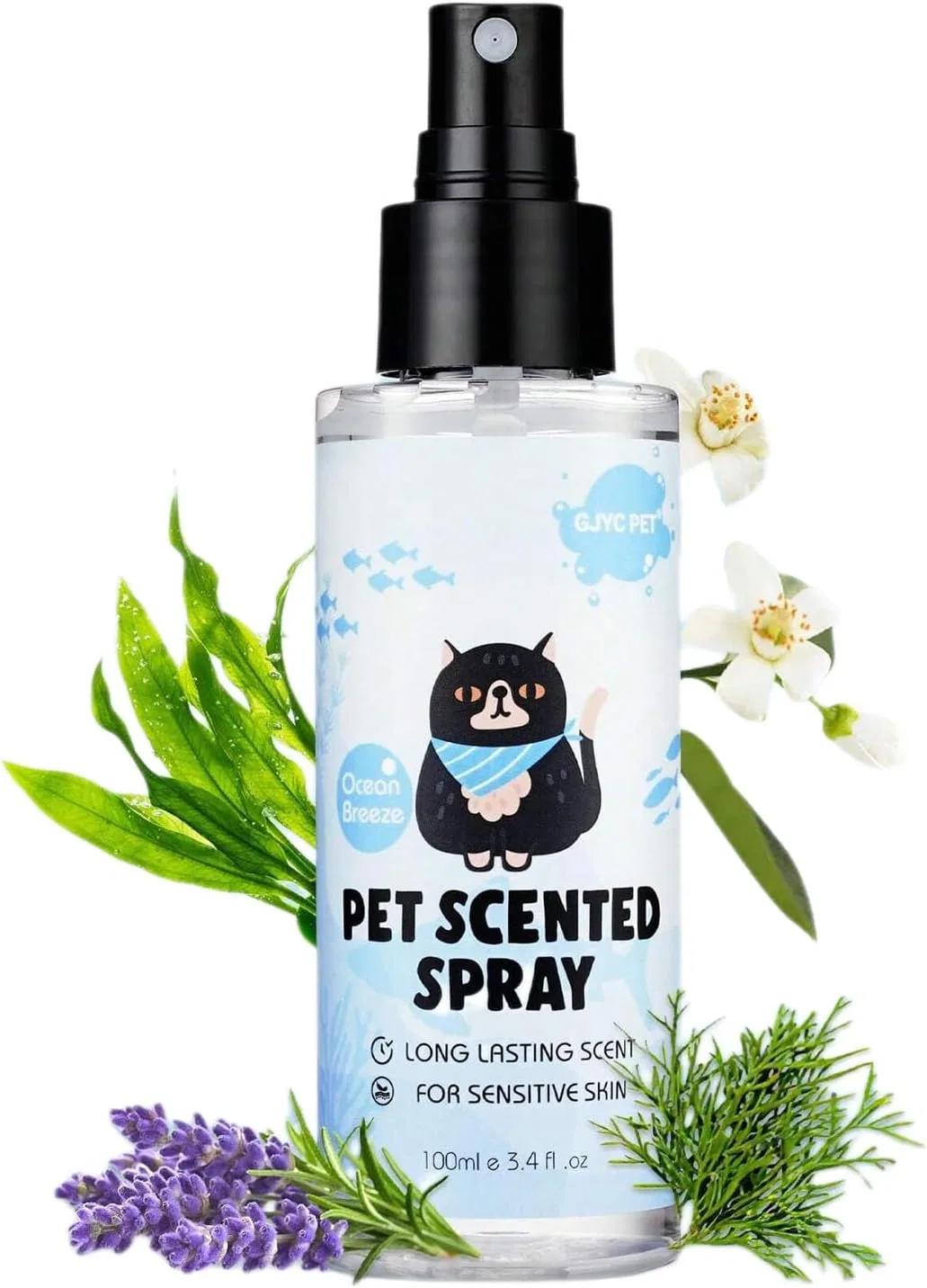 Патчи под глаза Gjyc Pet — Спрей для ухода за шерстью с ароматом морского бриза, 100 мл