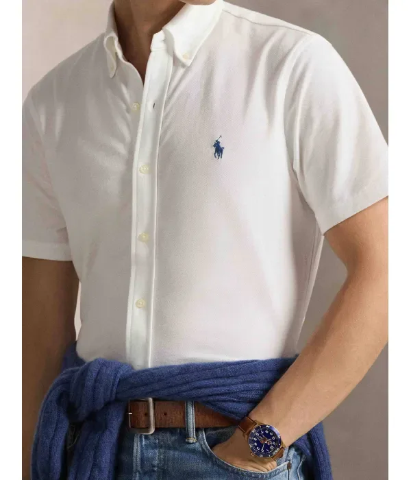 Рубашка regular fit Polo Ralph Lauren, белый — фото 4