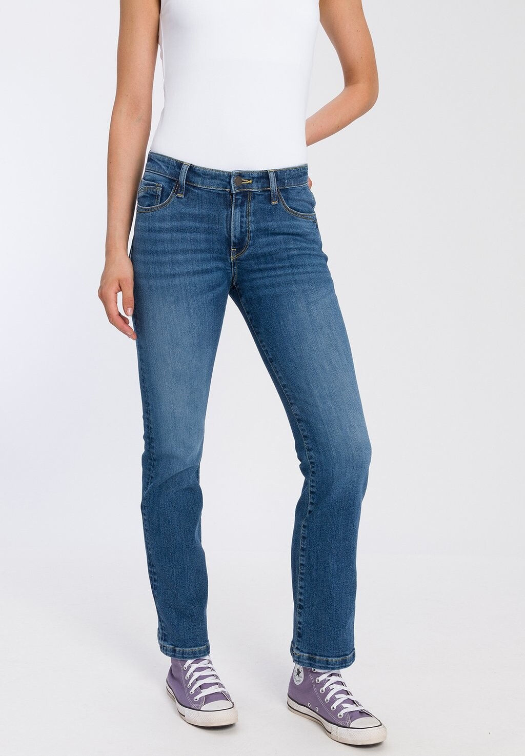 

Джинсы Bootcut LAUREN Cross Jeans, цвет mid blue used