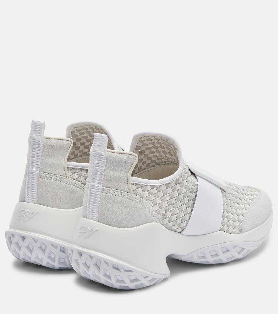 Viv' Run кроссовки из текстиля Roger Vivier, B012(Bianco Sporco)+1487 — фото 2