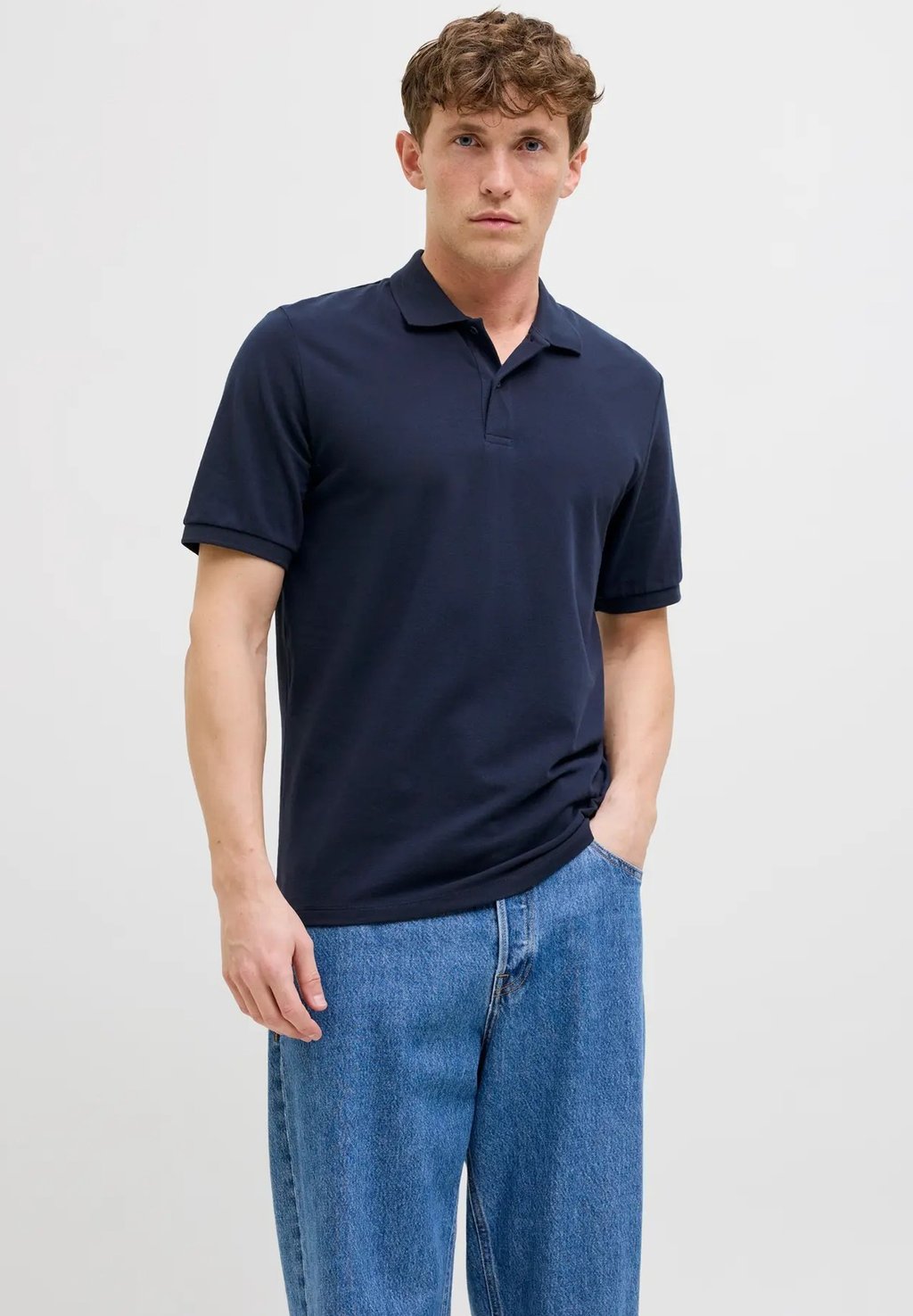 

Поло Jack & Jones, синий