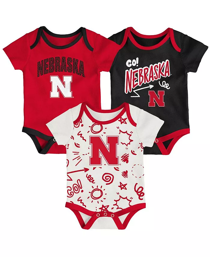 

Комплект боди Nebraska Huskers All Day Play для мальчиков и девочек из 3 предметов Outerstuff