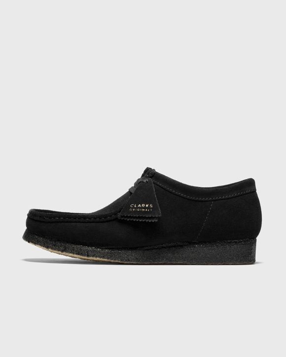 

Туфли Clarks Originals Wallabee, цвет black suede