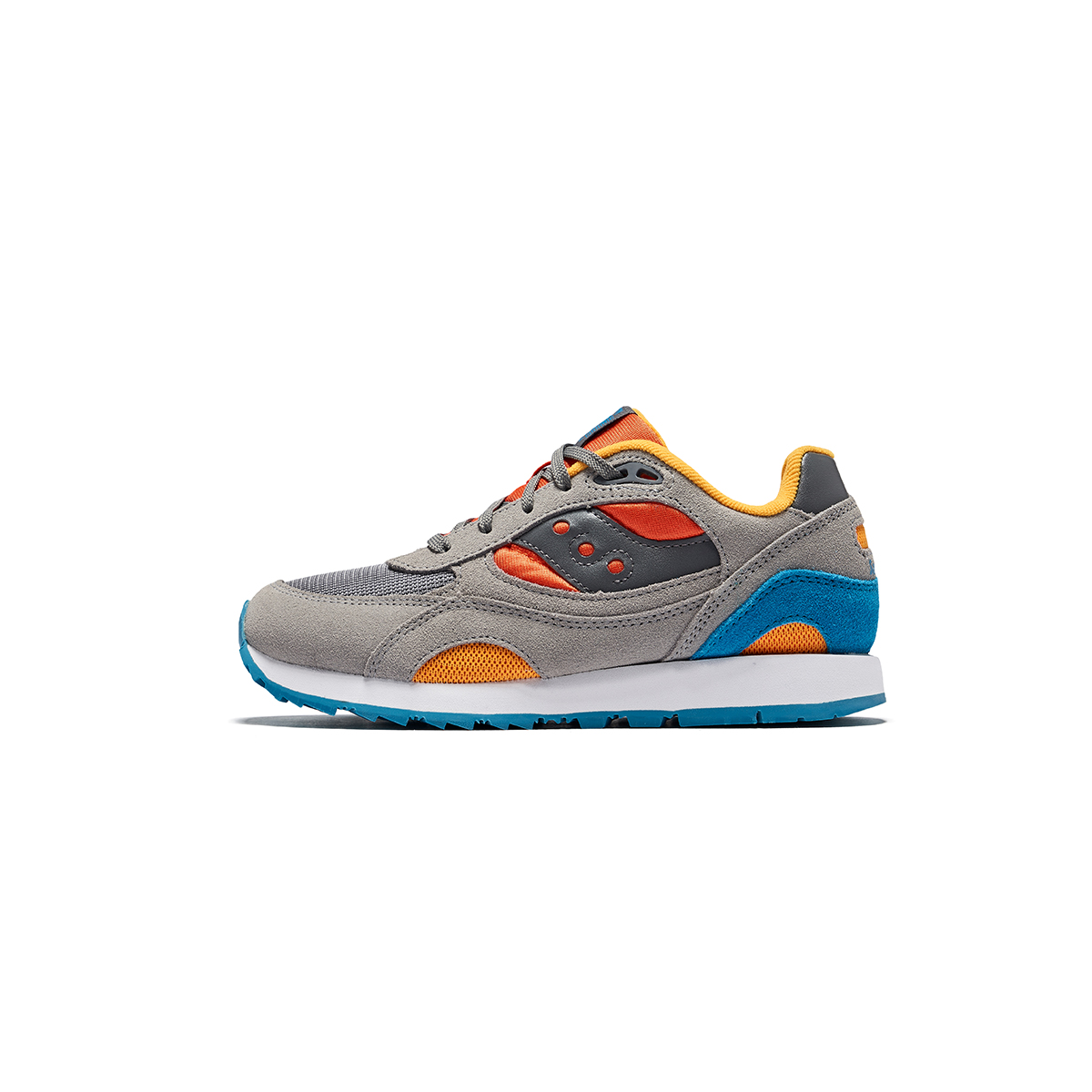 Повседневные ботинки для детей Saucony, серый/оранжевый — фото 3