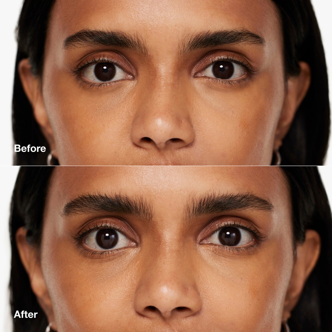 Гель для бровей just browsing tinted volumizing gel Clinique, ebony, объем 4.3 мл. — фото 3