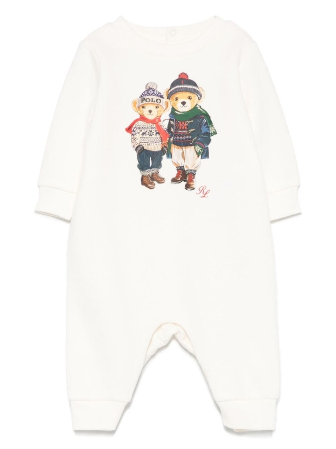 

Детский комбинезон Ralph Lauren Kids Polo Bear, белый