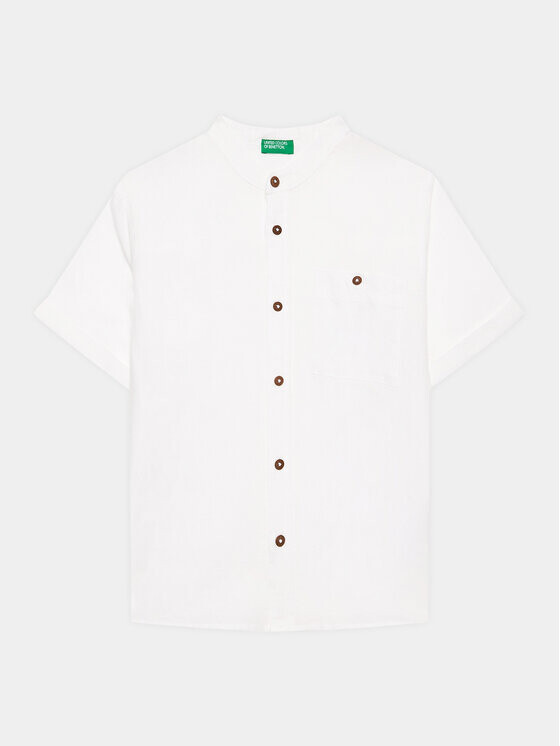 

Рубашка стандартного кроя United Colors Of Benetton, белый