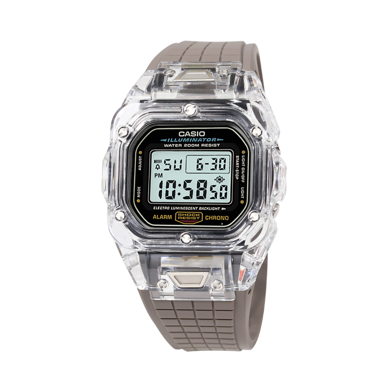 

CASIO Электронные часы с резиновым ремешком Retrofit Series DW 5600UE 1, унисекс, черный циферблат