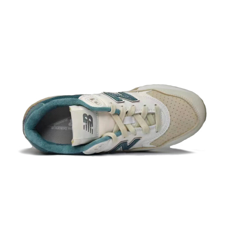 Кроссовки New Balance NB 580 Lifestyle Unisex, бежевый/белый/темно-серый/зеленый — фото 3