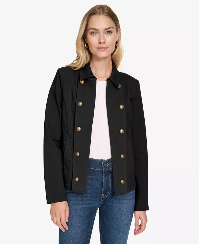 

Женская куртка капитана с открытым передом. Только онлайн Nautica Jeans, черный