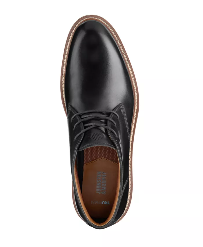Мужские ботинки Upton Chukka на шнуровке Johnston & Murphy, черный — фото 4
