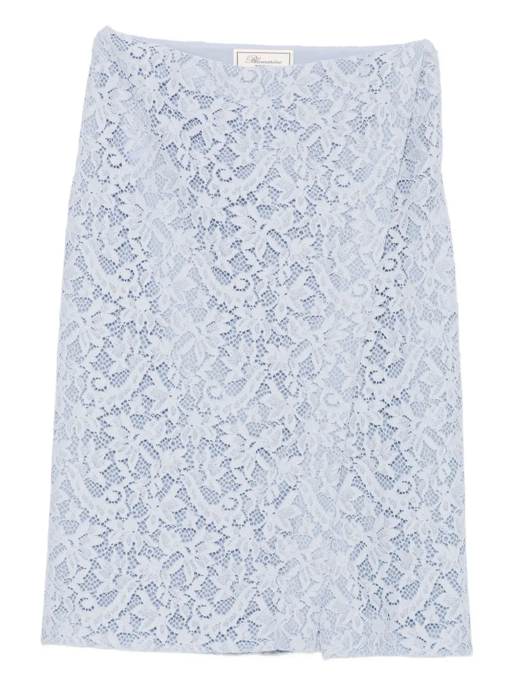 

Юбка миди с цветочным кружевом BLUMARINE, синий