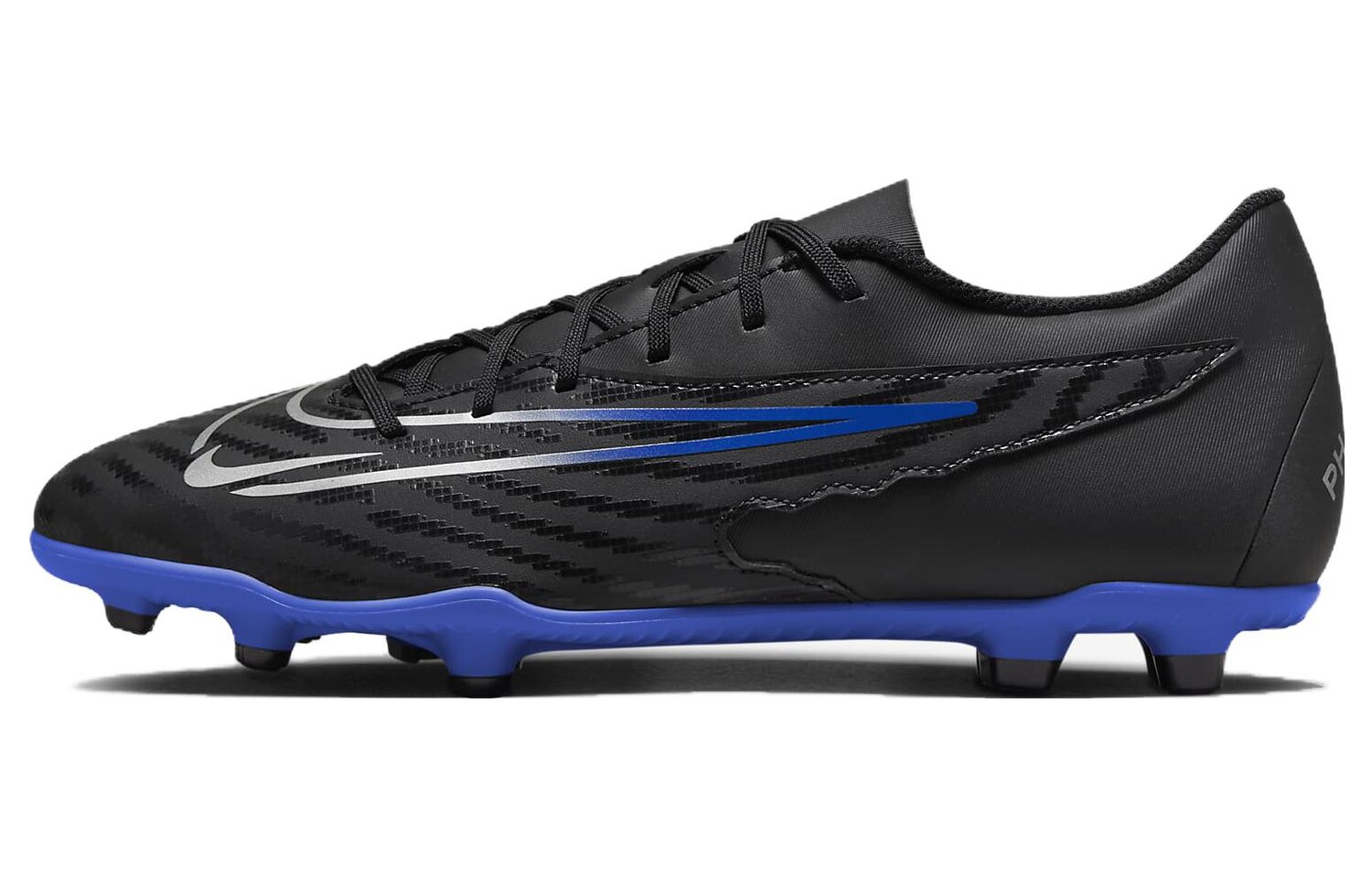 

Nike Phantom GX Футбольные бутсы унисекс, Black/Hyper Royal/Chrome