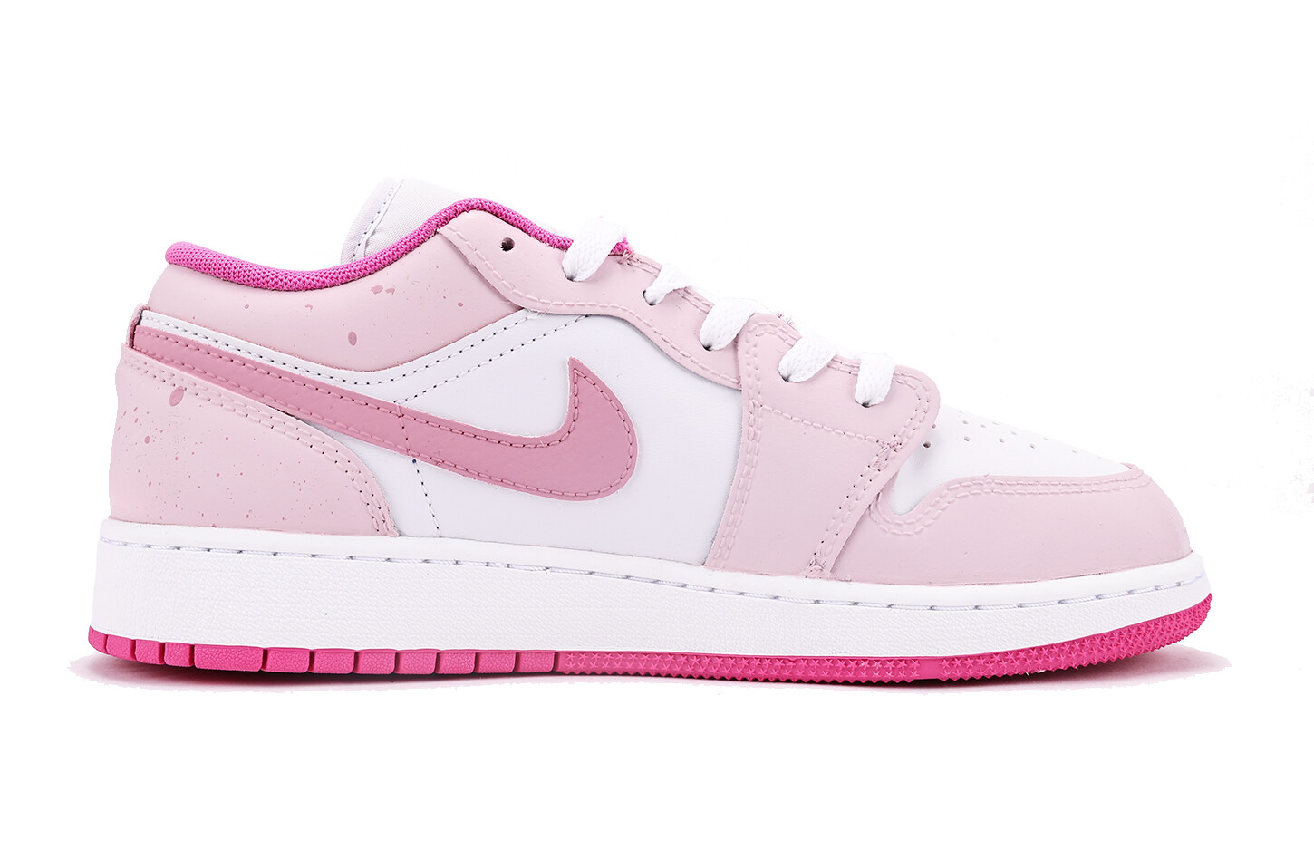 Кроссовки Air Jordan 1 Vintage Basketball Shoes Women's Low-Top Pink — фото 3