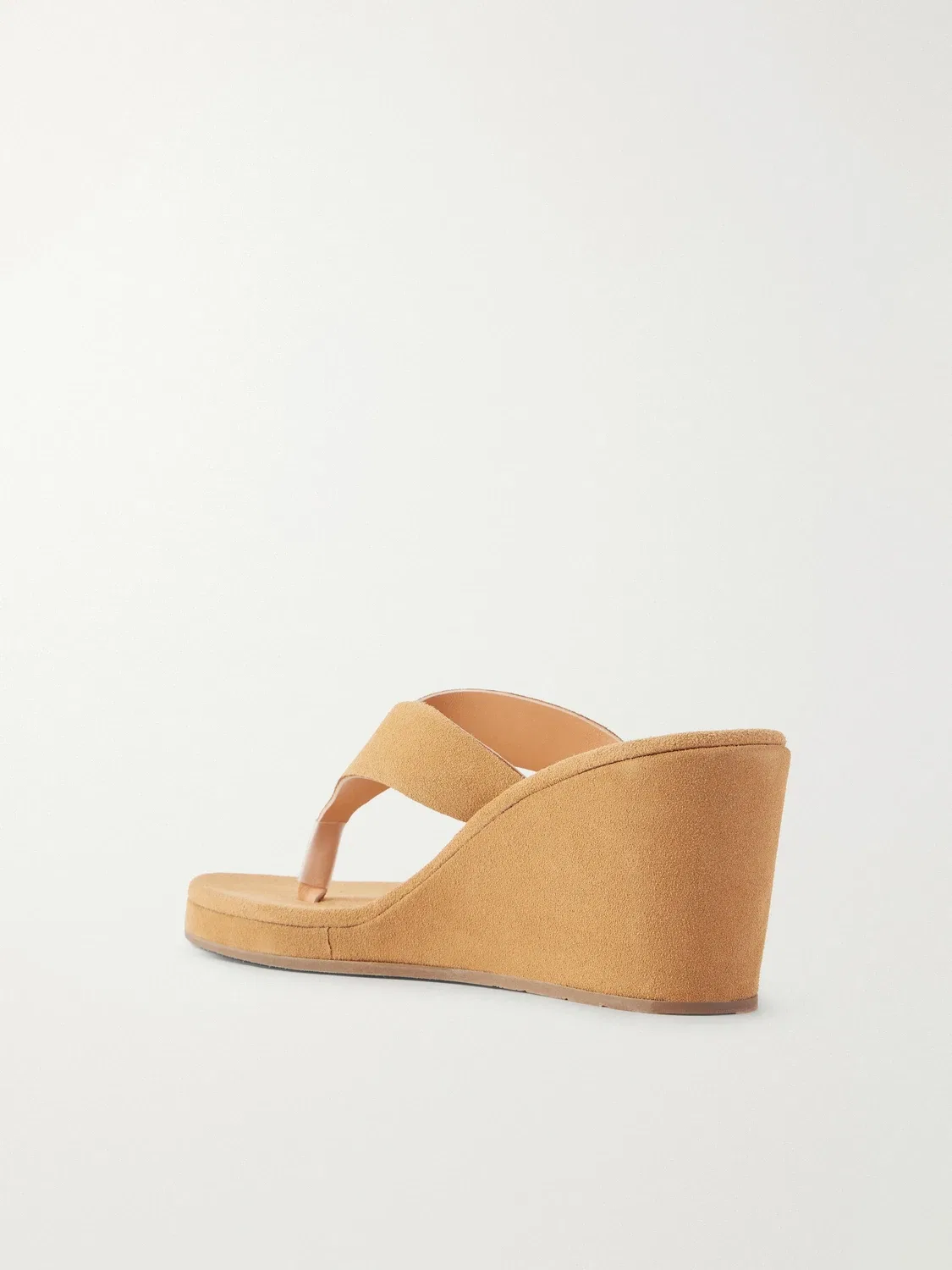 Замшевые босоножки на танкетке Charys Ancient Greek Sandals, коричневый — фото 3