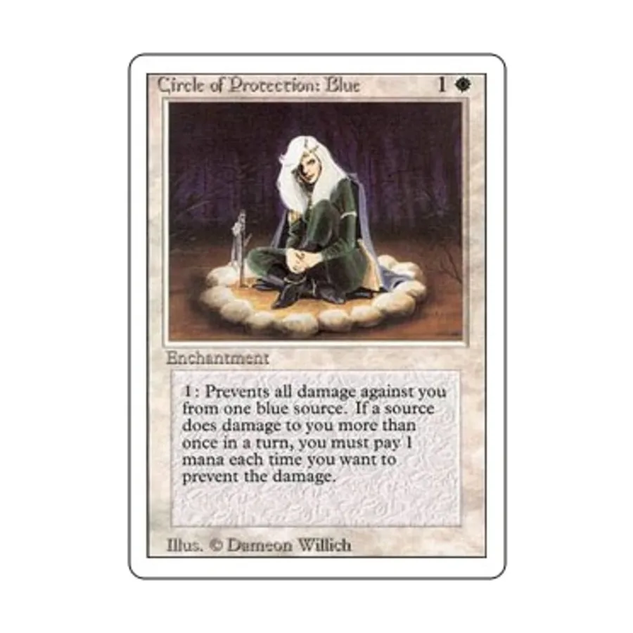 

CCG Круг защиты: Синий (С), MTG - 3rd Edition (Revised)