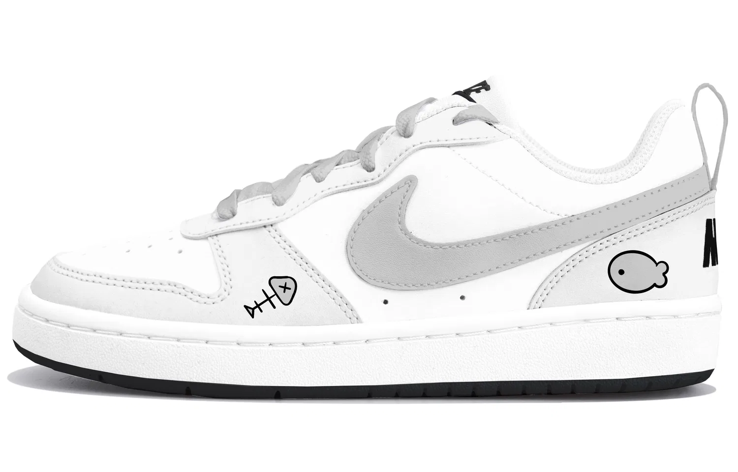 Кроссовки для скейтбординга Nike Court Borough Fish Gray Tone Low Top