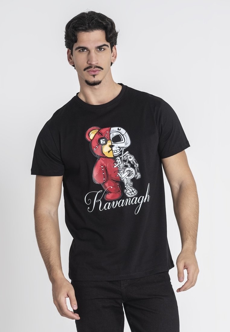 

Футболка с принтом BEAR SKELETON TEE Gianni Kavanagh, черный