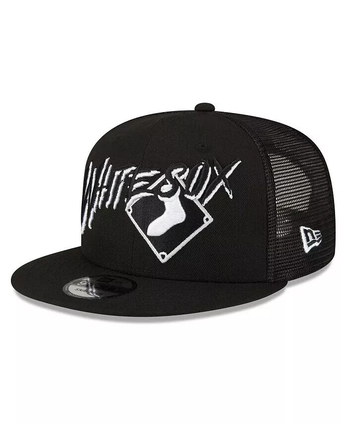 

Мужская черная кепка Chicago White Sox Street Trucker 9FIFTY Snapback New Era