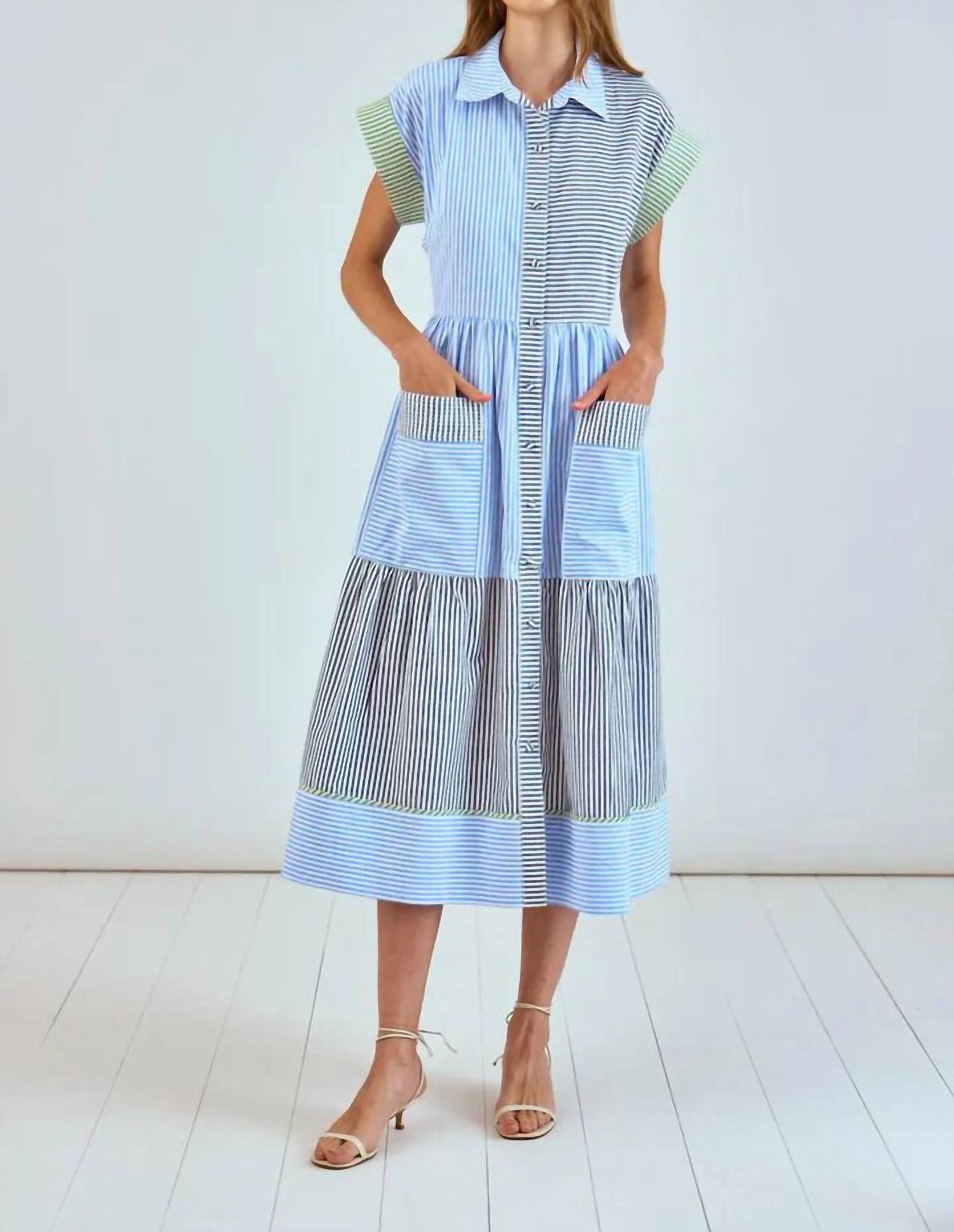 

Женское платье Sarah в полоску Croquet Hunter Bell, Croquet Stripe