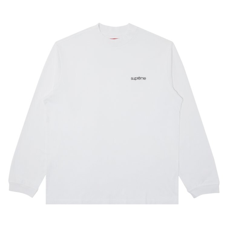 

Топ Supreme Mock Neck Long-Sleeve 'White', белый