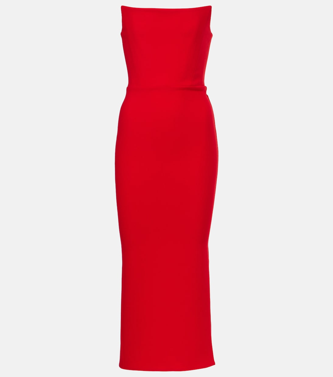 

Платье-корсет из крепа Alex Perry, красный